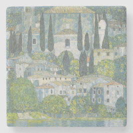 Kirche von Cassone (Italienische Landschaft) Vinta Steinuntersetzer