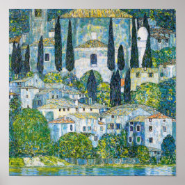 Kirche von Cassone von Gustav Klimt Poster