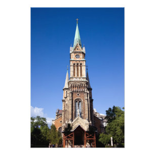 Kirche von Ferencvaros in Budapest Fotodruck
