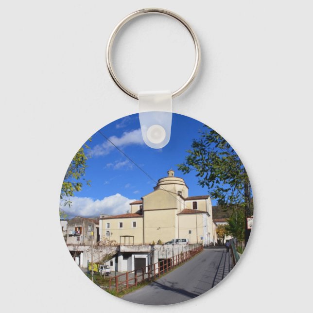 Kirche von Laino Borgo Schlüsselanhänger (Vorderseite)