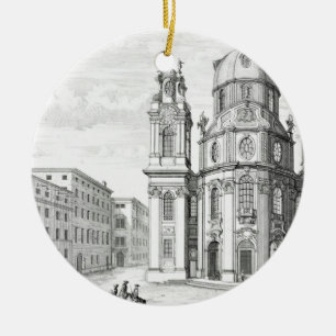 Kirche von Notre Dame, Salzburg, Österreich, von Keramikornament