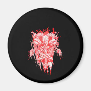 Kirche von Satan Geschenk Alles Hageziege Satanic  Magnet