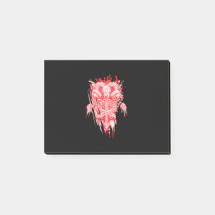 Kirche von Satan Geschenk Alles Hageziege Satanic  Post-it Klebezettel