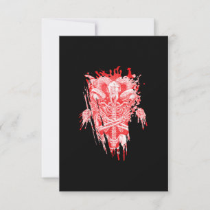 Kirche von Satan Geschenk Alles Hageziege Satanic  RSVP Karte