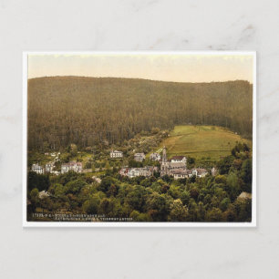 Kirche, Wildbad, Schwarzwald, Baden, Deutschland Postkarte