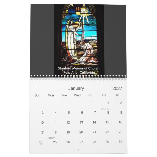 Kirche Windows Kalender (Jan 2027)