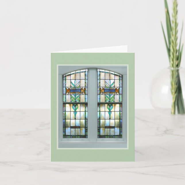 Kirchen-Fenster-Anmerkungs-Karte Karte (Vorderseite)