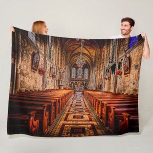 KIRCHEN-INNENRAUM FLEECEDECKE