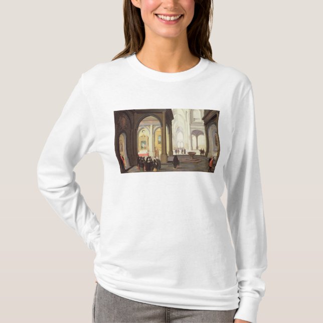 Kirchen-Innenraum T-Shirt (Vorderseite)