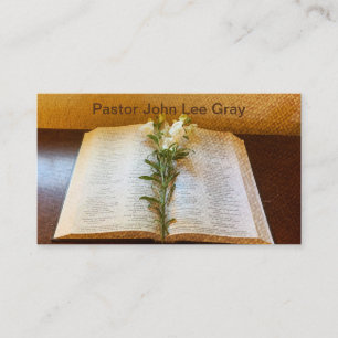 Kirchen, Ministerium, Christlich, Bible Business C Visitenkarte
