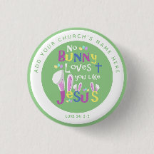 Kirchen-Ostern-Knöpfe - kein Häschen aber Jesus