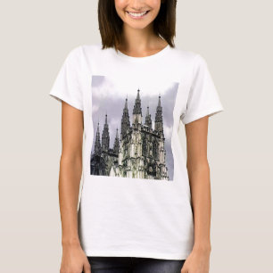Kirchen-Spiralen Englands Canterbury das MUSEUM T-Shirt
