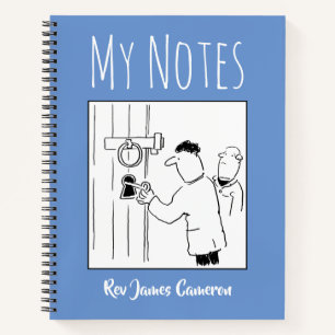 Kirchenbuch mit dem Namen des Eigentümers Notizbuch