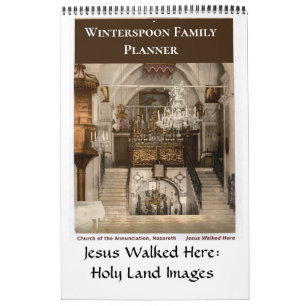 Kirchenfamilien-Heiliges-Land-Planer Kalender