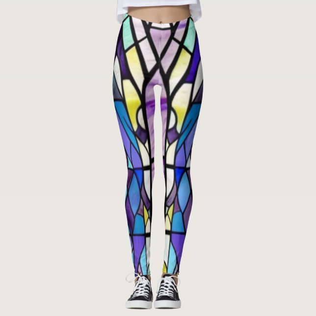 Kirchenfenster Leggings (Vorderseite)