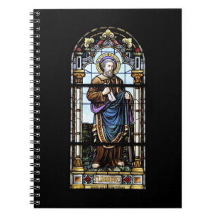 Kirchenfenster Plaffeien Schweiz / Suisse Nootbook Notizblock