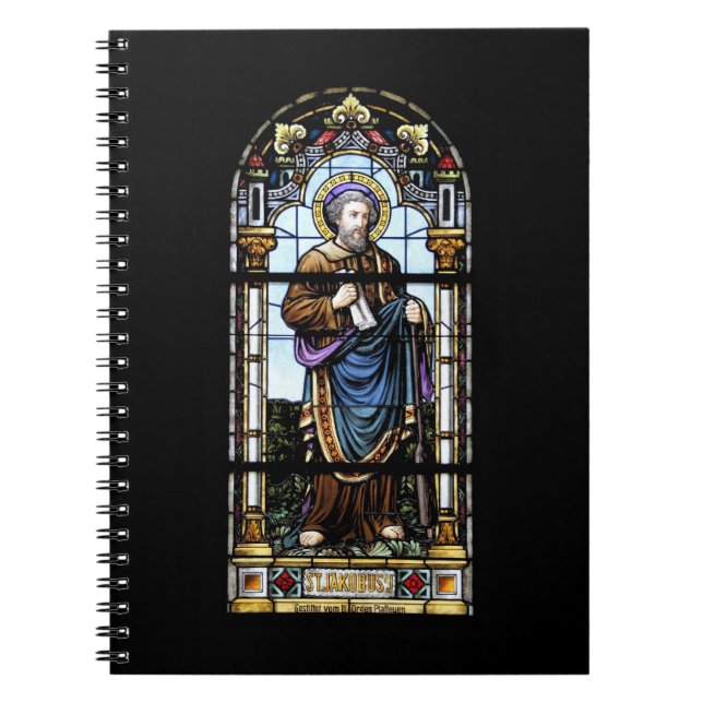 Kirchenfenster Plaffeien Schweiz / Suisse Nootbook Notizblock (Vorderseite)