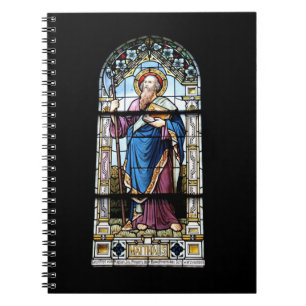 Kirchenfenster Plaffeien Schweiz / Suisse Nootbook Notizblock