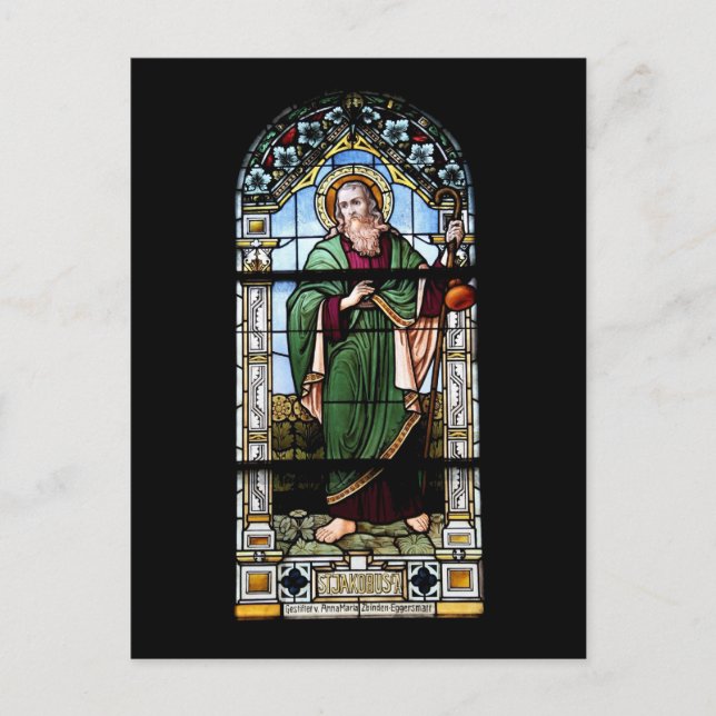 Kirchenfenster Postkarte (Vorderseite)