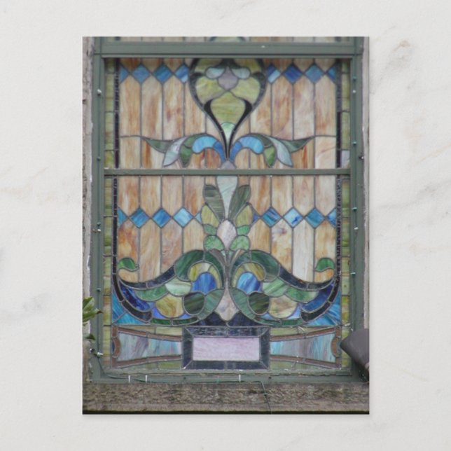 Kirchenfenster Postkarte (Vorderseite)