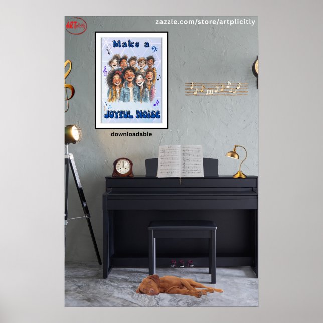 Kirchenjugendchorplakat Poster (Vorne)