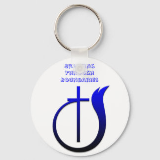 Kirchenlogo, Durchbrechen von Grenzen Schlüsselanhänger