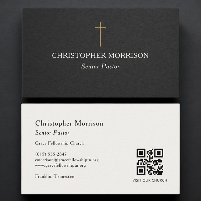 Kirchenpastor QR-Code Visitenkarte (Von Creator hochgeladen)