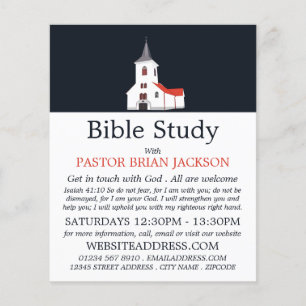Kirchenschlupfen, Christliche Bibelklassenwerbung Flyer