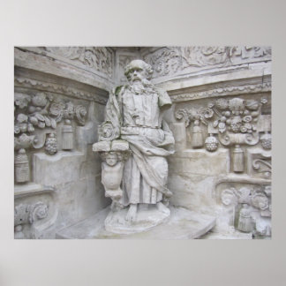Kirchenskulptur Poster