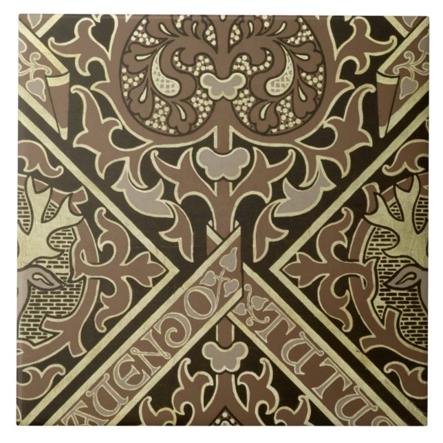 Kirchlicher Tapetenentwurf des Mosaiks Fliese (Vorderseite)