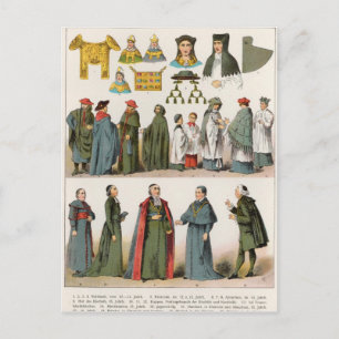 kirchliches Kleid Postkarte