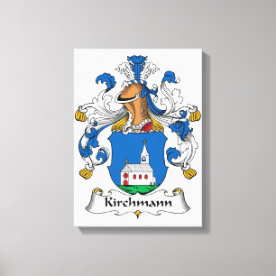 Kirchmann Familienwappen Leinwanddruck
