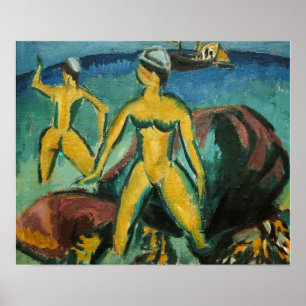 Kirchner - Badegewässer 1912 Poster
