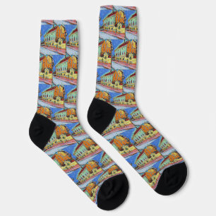 Kirchner Bellevue Tanzsaal Expressionistische Kuns Socken