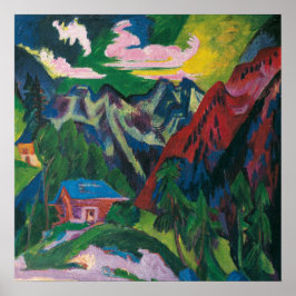Kirchner - Berge Poster