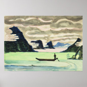Kirchner Bergsee Expressionistische Bildende Kunst Poster
