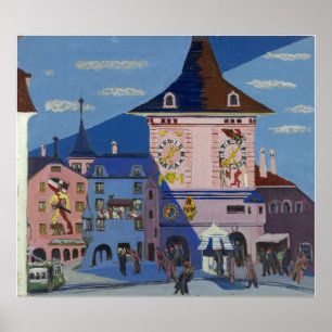 Kirchner - Bern mit Glockenturm Poster