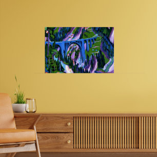 Kirchner - Brücke bei Wiesen Poster