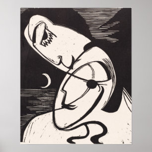 Kirchner - Der Kuss Poster