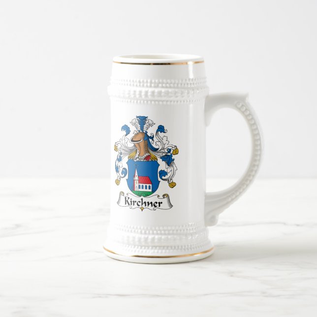 Kirchner Familienwappen Bierglas (Rechts)