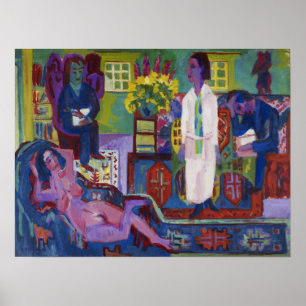 Kirchner - Moderne Böhmen Poster