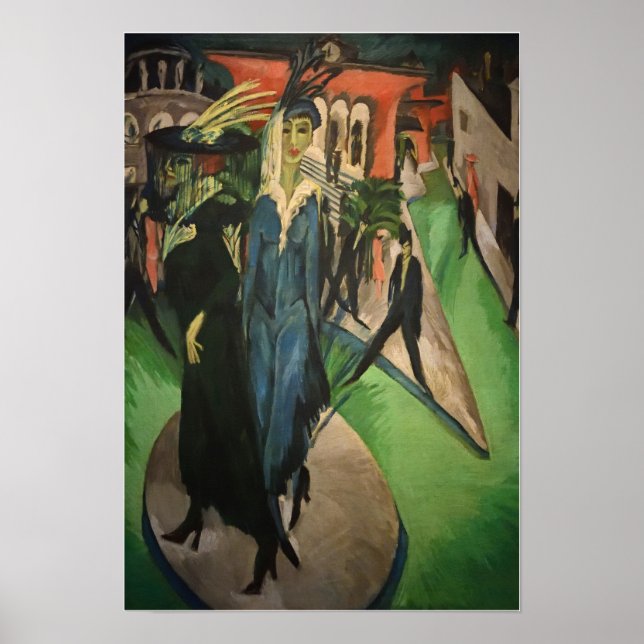 Kirchner - Potsdamer Platz Poster (Vorne)