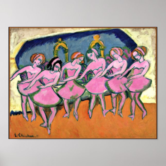 Kirchner - Six Dancers Poster (Vorne)
