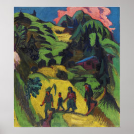 Kirchner - Zuhause Zuhause dieses Jahr 1918 Poster