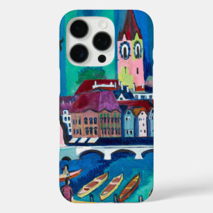 Kirchner Zürcher Stadtlandschaft Expressionistisch iPhone 16 Pro Hülle
