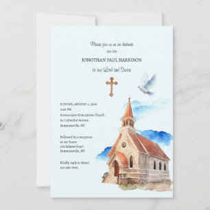 Kirchturm Priesterweihe Einladung