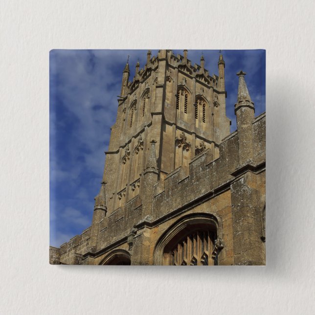 Kirchturm St. James, Chipping Camden Button (Vorderseite)