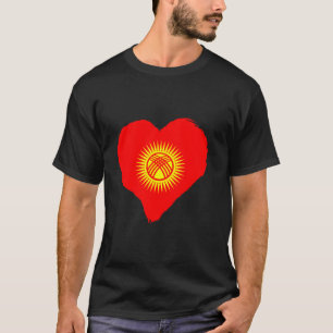 Kirgisische Kirgisische Republik Kirgisisches Herz T-Shirt