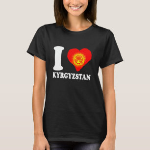 Kirgisische Republik Ich liebe Kirgisistan Herz Ki T-Shirt