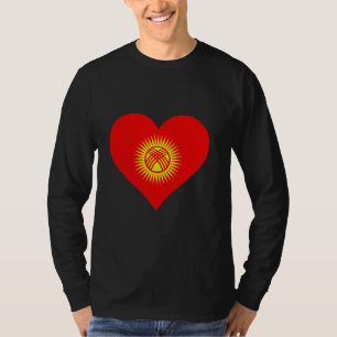 Kirgisische Republik Kirgisisches Herz Kirgisistan T-Shirt